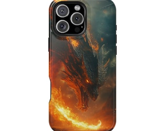 Fiery Dark Dragon Monster Titan Phone Case for iPhone | Samsung Galaxy | Google Pixel