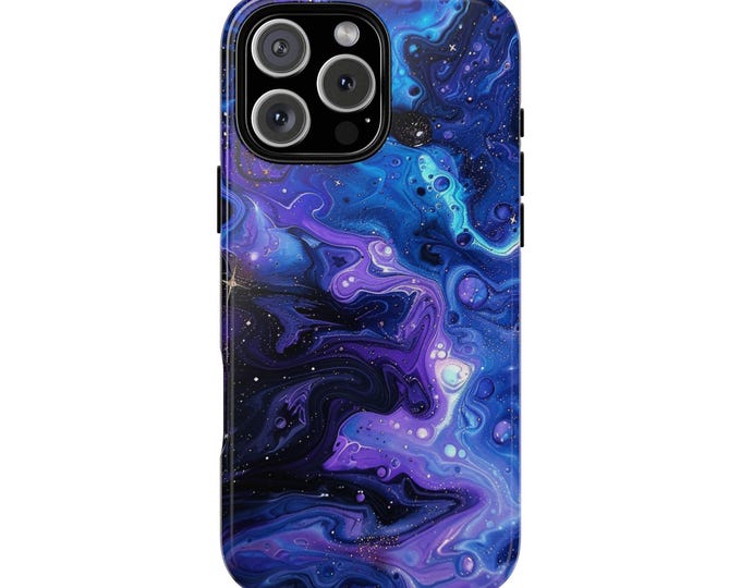Cosmic Purple Brew Liquid Hydro Dip Phone Case: iPhone, Galaxy, Pixel - Lifetime Warranty