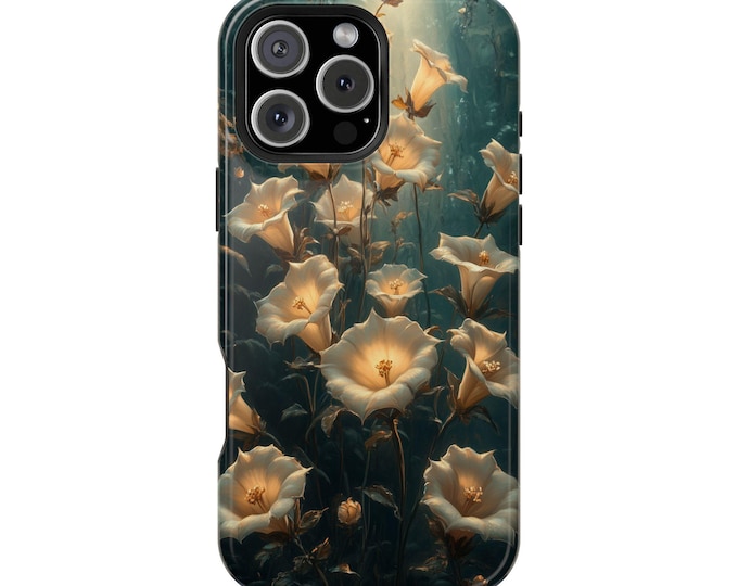 Mystical Angel's Trumpet Floral Petals Phone Case: iPhone, Galaxy, Pixel - Lifetime Warranty