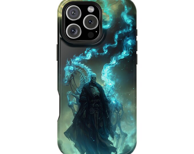 Lich Sorcerer Ghastly Warlock Bone Horse Phone Case: iPhone, Galaxy, Pixel - Lifetime Warranty