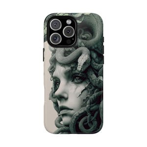Medusa Illustration Serpent Woman Artwork Snakes Phone Case - iPhone 17 Pro Max 16 15 14 13 12 11, Samsung Galaxy S25 S24 S23 S22, Pixel