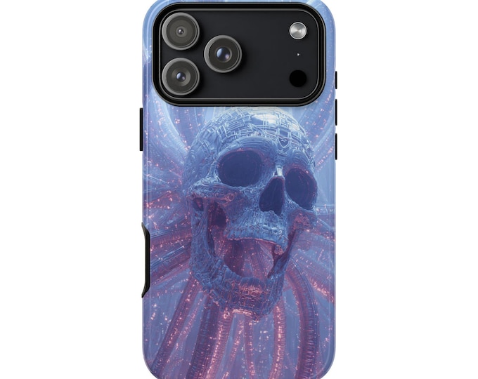 Skull Tentacles Abstract Mechanical Phone Case: iPhone, Galaxy, Pixel - Lifetime Warranty