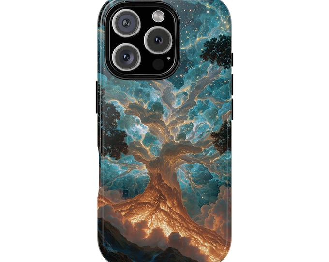Ancient Nebulae Tree of Life Phone Case: iPhone, Galaxy, Pixel - Lifetime Warranty