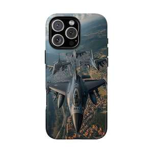 F-16 Military War Planes Flight Jet Fighter Squadron - Phone Case for iPhone | Samsung Galaxy | Pixel