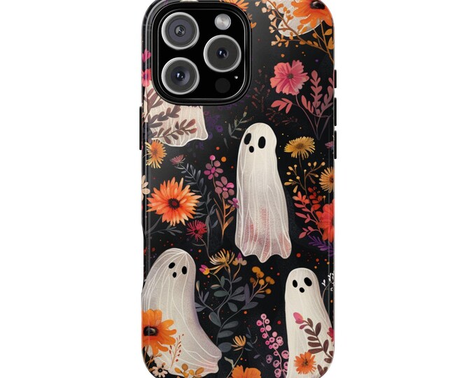 Spooky Ghosts Floral Halloween Phone Case for iPhone | Samsung Galaxy | Google Pixel