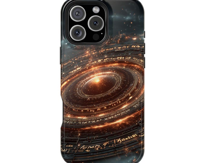 Celestial Deep Space Time Compass Phone Case: iPhone, Galaxy, Pixel - Lifetime Warranty