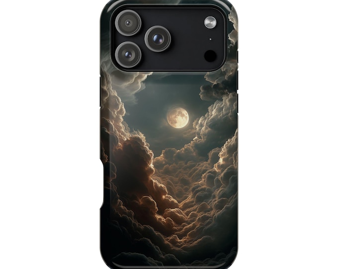Majestic Night Sky Celestial Clouds Moon Phone Case for iPhone, Galaxy, Pixel - Lifetime Warranty