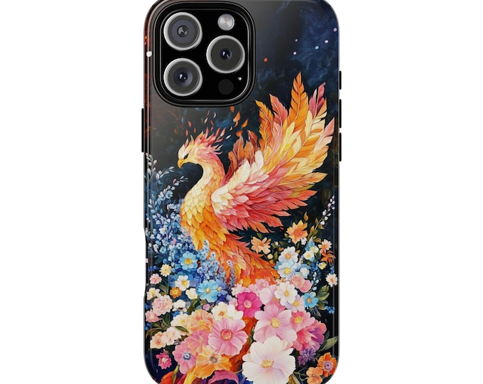 Floral Phoenix Born Blossom Flowers Phone Case for iPhone | Samsung Galaxy | Google Pixel