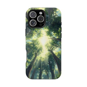 Lush Green Forest Peaceful Sunshine - Phone Case for iPhone 16 16e 15 14 13 Pro Max | Galaxy S25 S24 | Pixel 9 9a | Wireless Charging