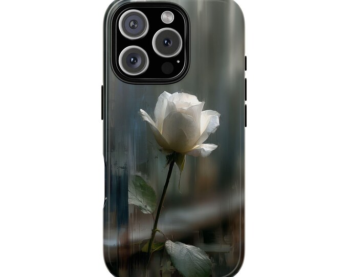 Blurred Petal White Rose Flower Phone Case for iPhone | Samsung Galaxy | Google Pixel