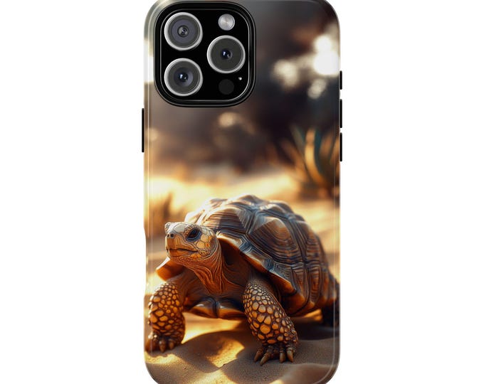 Tortoise Walking Beach Turtle Shell Phone Case: iPhone, Galaxy, Pixel - Lifetime Warranty
