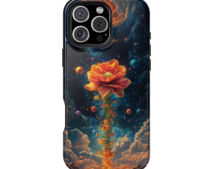 Dali Corpse Flower Blooming Orbital Phone Case: iPhone, Galaxy, Pixel - Lifetime Warranty