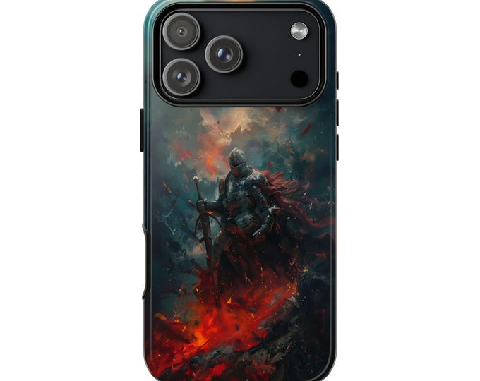 Epic Souls Dark Knight Phone Case: iPhone, Galaxy, Pixel - Lifetime Warranty