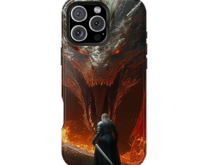Vorthrax the Dragon Warrior Knight Phone Case: iPhone, Galaxy, Pixel - Lifetime Warranty