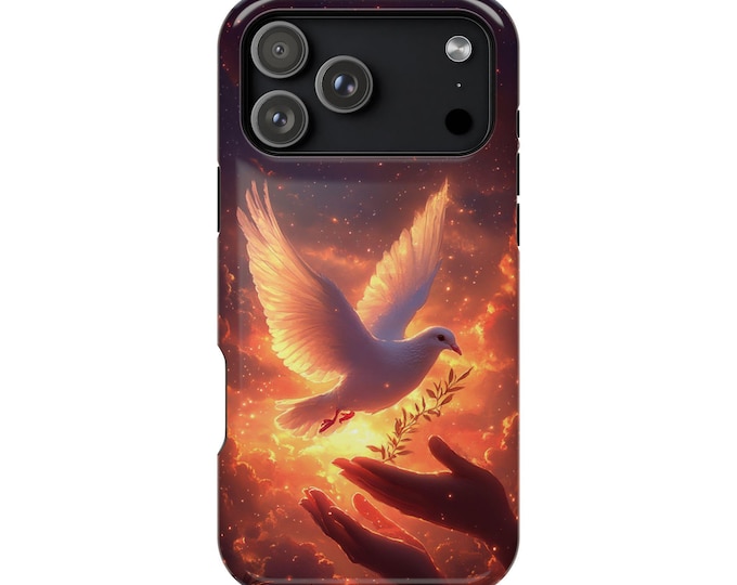 Peaceful Dove Bird Release into Heaven Phone Case: iPhone, Galaxy, Pixel - Lifetime Warranty