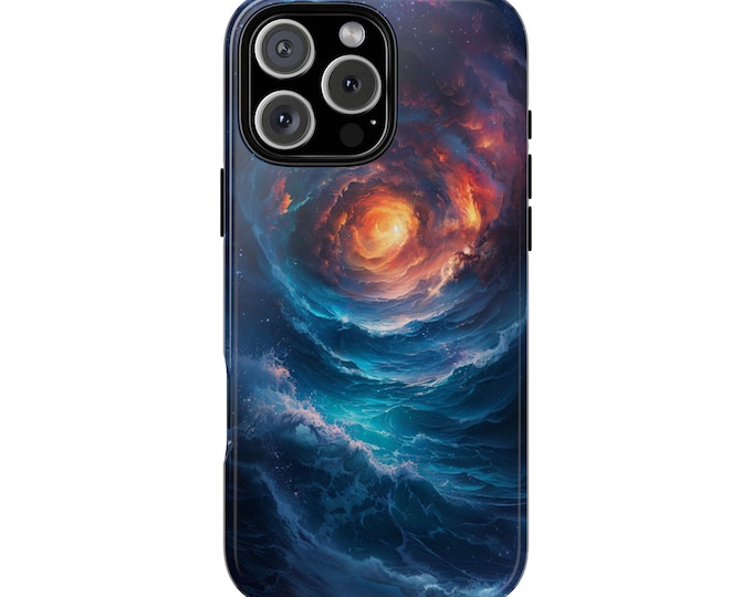 Ocean Vortex Outer Space Whirlpool Portal Phone Case: Tough Cover for iPhone (MagSafe Compatible), Samsung Galaxy, Pixel
