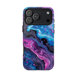 Purple Twilight Blue Liquid Hydro Dip Phone Case: iPhone | Samsung Galaxy | Google Pixel