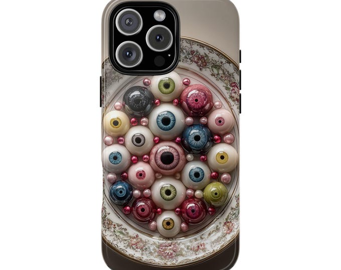 Eyeballs inner Plate Candy Eyes Phone Case: iPhone, Galaxy, Pixel - Lifetime Warranty