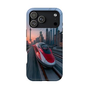 CR400 Fuxing Bullet Train Red • Custom Cover Phone Case • Lifetime Warranty