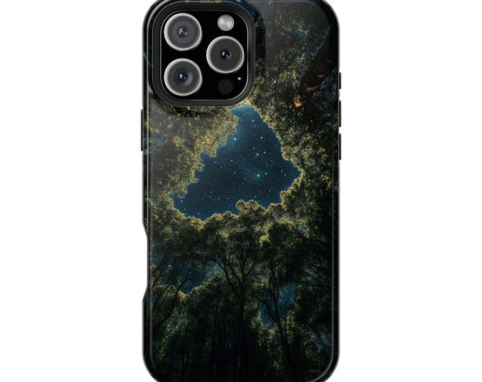 Window to the Stars Forest Sky Phone Case: iPhone, Galaxy, Pixel - Lifetime Warranty
