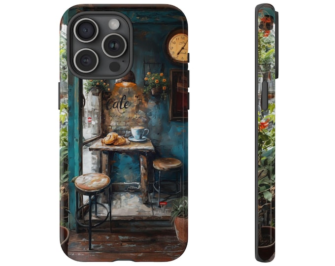 Cafe Pastry Bread Espresso Coffee Phone Case: iPhone, Galaxy, Pixel - Lifetime Warranty
