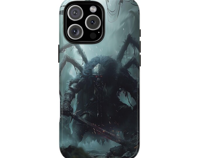 Arachnid Spider Souls Monster Knight Phone Case: iPhone, Galaxy, Pixel - Lifetime Warranty