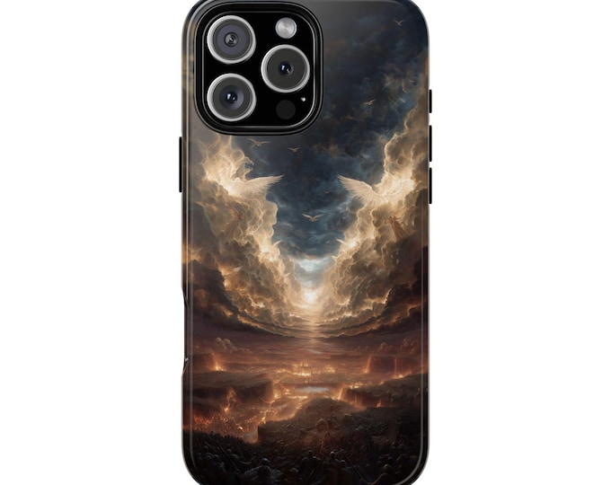 Eternity Begins in Celestial Wrath Phone Case: iPhone, Galaxy, Pixel - Lifetime Warranty