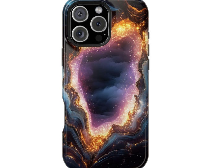 Starlit Void Portal Nebula Gate Phone Case: iPhone, Galaxy, Pixel - Lifetime Warranty