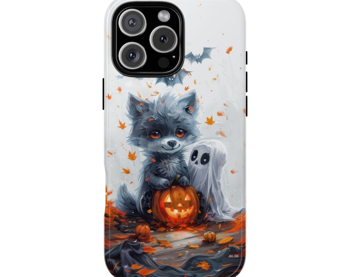 Halloween Wolf Ghost Bat Pumpkin Phone Case: iPhone, Galaxy, Pixel - Lifetime Warranty
