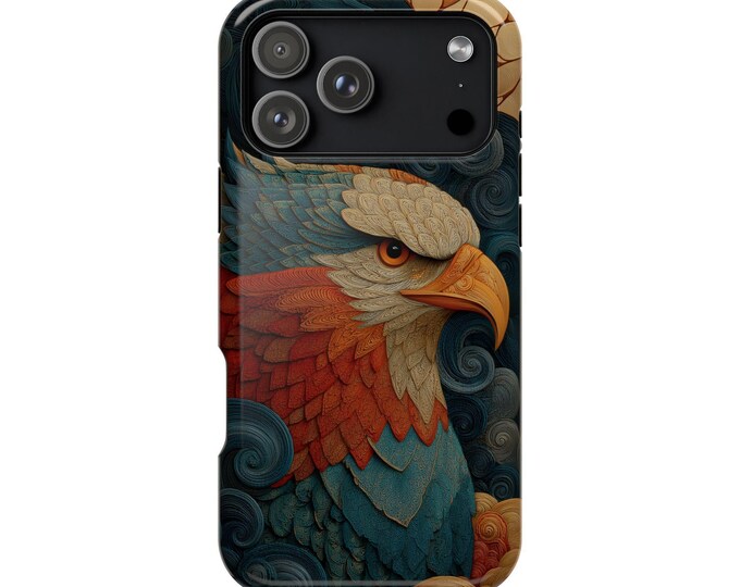 Eagle Spirit Tribal Pattern Phone Case: iPhone, Galaxy, Pixel - Lifetime Warranty