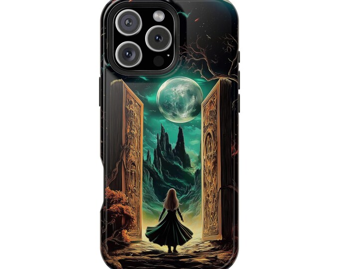 Girl Through the Magic Door Enchanted Realm Phone Case: iPhone, Galaxy, Pixel - Lifetime Warranty
