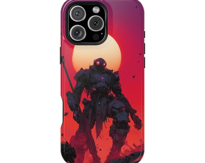 Armored Mech Robot Post Apocalypse Phone Case: iPhone, Galaxy, Pixel - Lifetime Warranty