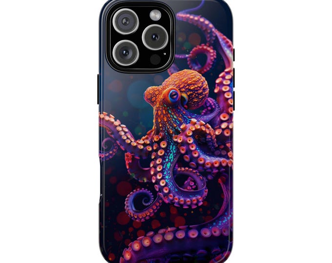 Octopus Odyssey Cephalopod Tentacles Art Ocean Phone Case: iPhone, Galaxy, Pixel - Lifetime Warranty