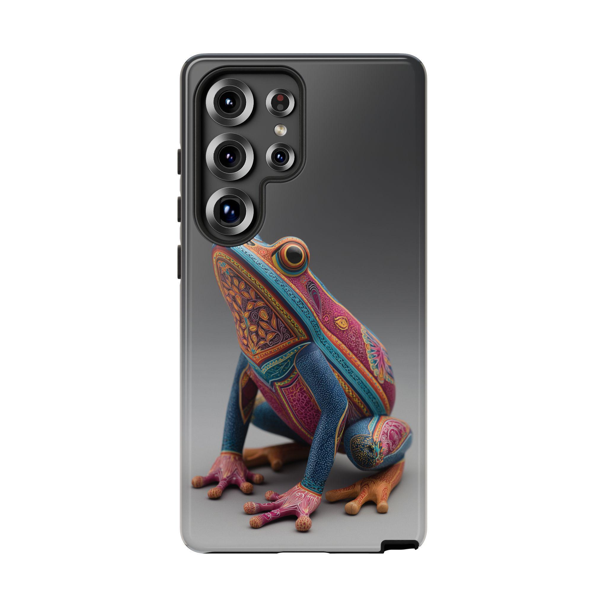Vibrant Frog Alebrije • Phone Case • Iphone, Galaxy, Pixel, Kindle