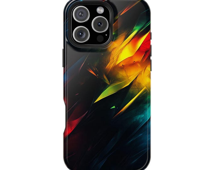 Obsidian Drift Waveform Colorful Horizon Prism Light - Phone Case for iPhone | Samsung Galaxy | Pixel