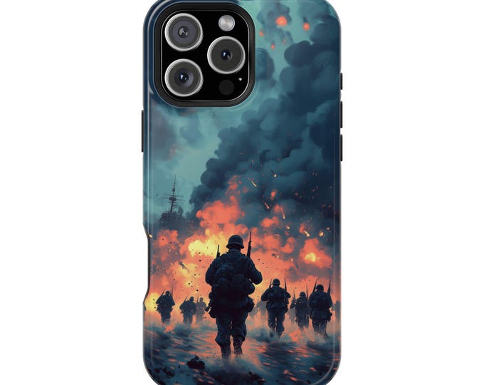Allied American Soldiers World War 2 Phone Case: iPhone, Galaxy, Pixel - Lifetime Warranty