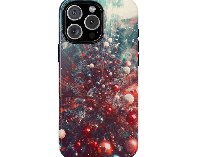 Christmas Tree Ornament Beautiful Abstract Phone Case: iPhone, Galaxy, Pixel - Lifetime Warranty