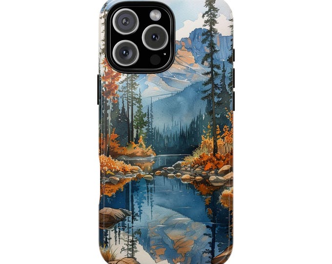 Outdoor Wilderness Forest Mountain Phone Case: Tough Cover for iPhone (MagSafe Compatible), Samsung Galaxy, Pixel