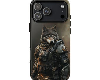 iPhone | Galaxy | Pixel - Phone Ink Case - Wolf Soldier Tactical Gear | Lifetime Warranty