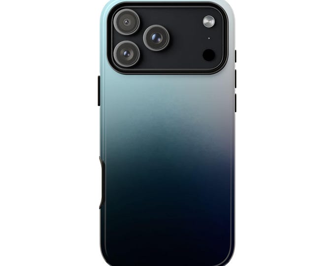 Arctic Fade Blue Gradient Phone Case: iPhone, Galaxy, Pixel - Lifetime Warranty