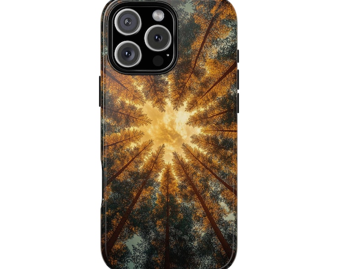 Kaleidoscope Forest Sky View Trees Phone Case: iPhone, Galaxy, Pixel - Lifetime Warranty