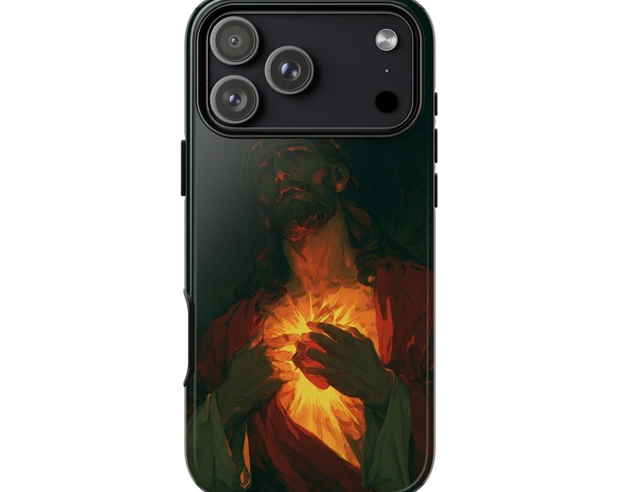 Sacred Heart of Jesus Christ Phone Case: iPhone, Galaxy, Pixel - Lifetime Warranty