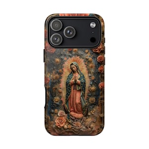 Our Lady of Guadalupe Virgin Mary Phone Case: iPhone | Galaxy | Pixel - Personalized, MagSafe Options