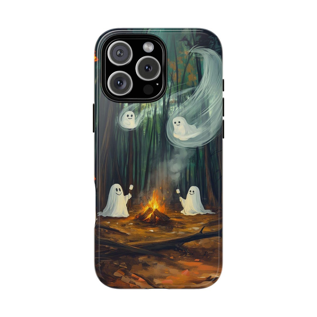 Phone Ink Case: iPhone | Galaxy | Pixel - Ghosts Marshmallows Halloween ...