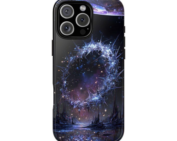 Celestial Crown of Thorns Cosmic Light Phone Case: iPhone, Galaxy, Pixel - Lifetime Warranty