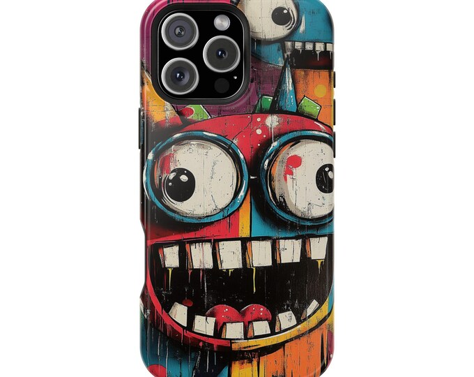 Kauw Face Graffiti Art Abstract Happy Phone Case: iPhone, Galaxy, Pixel - Lifetime Warranty