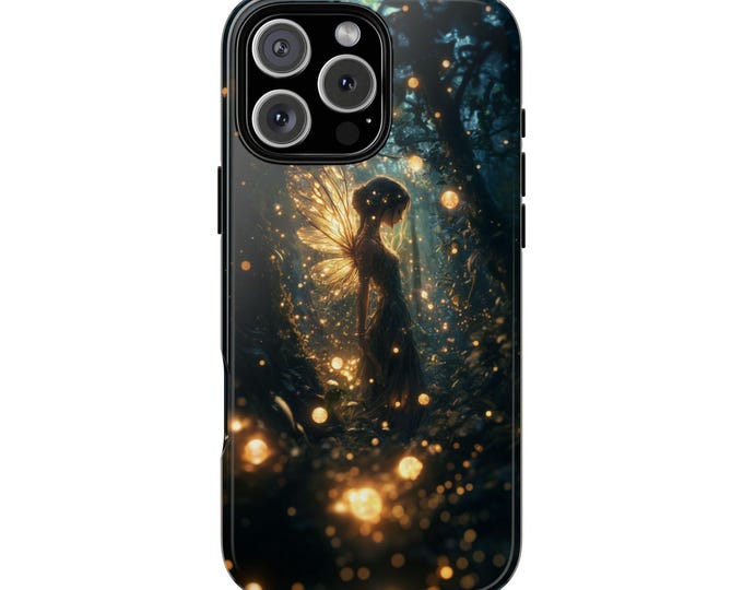 Forest Fairy Mystic Glowing Wisp Trees Phone Case: iPhone, Galaxy, Pixel - Lifetime Warranty