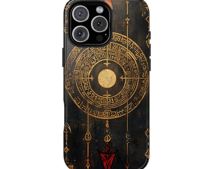 Runic Dial Rune Symbols Nordic Art Phone Case: iPhone, Galaxy, Pixel - Lifetime Warranty