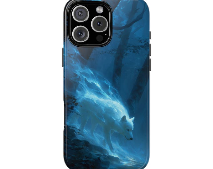 Wolf Spirit Enchanted Forest Phone Case: iPhone, Galaxy, Pixel - Lifetime Warranty
