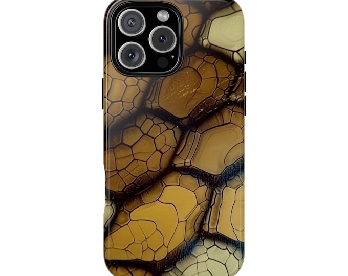 Tortoise Brown Shell Turtle Design Phone Case: iPhone, Galaxy, Pixel - Lifetime Warranty